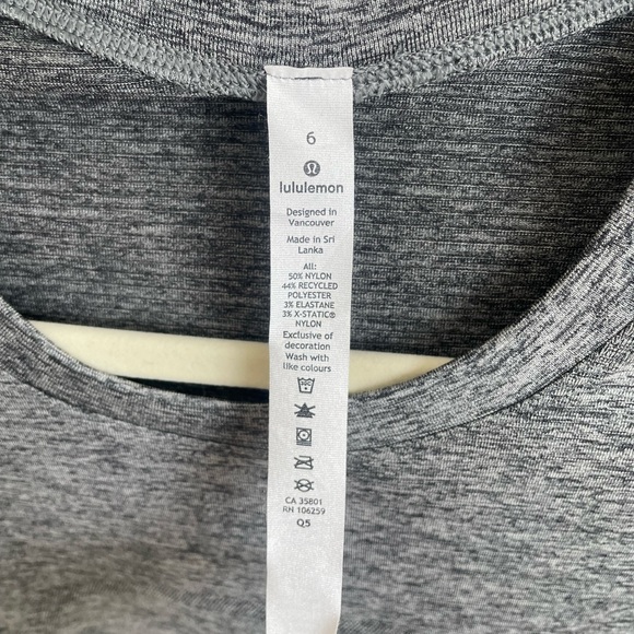 Lululemon Swiftly Tech Short Sleeve 2.0 *City - Picture 5 of 5
